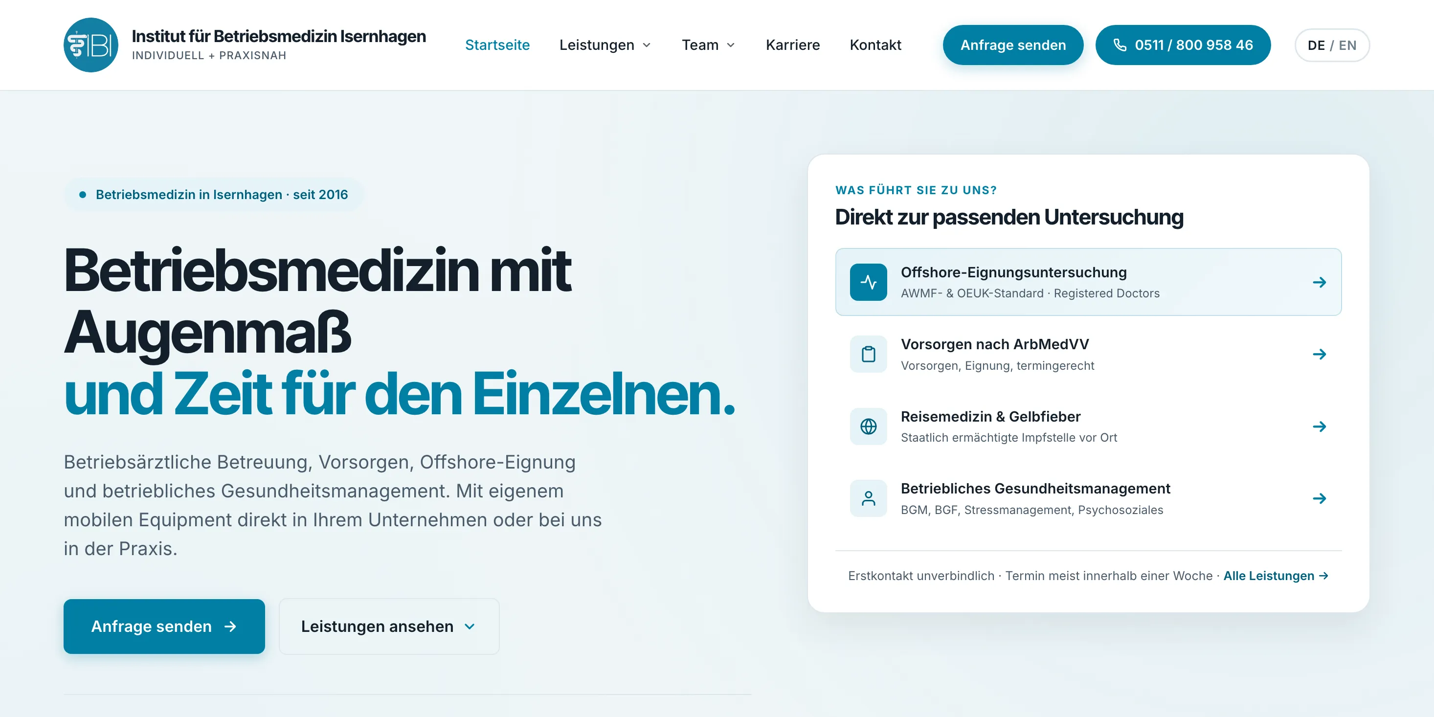 Vorschau von Institut für Betriebsmedizin Isernhagen